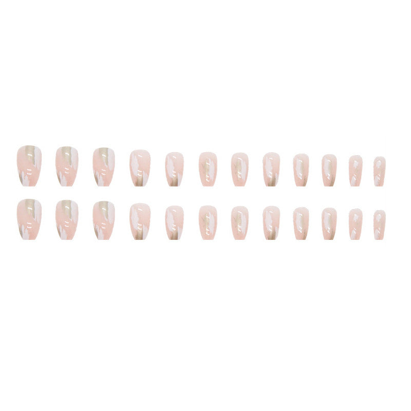 A008 - Cute And Sweet Luxury Hand-made Press On Nails - Peony Pink
