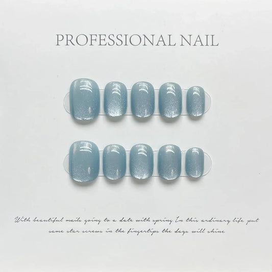 A020 - Cute And Sweet Luxury Hand-made Press On Nails - Radiant